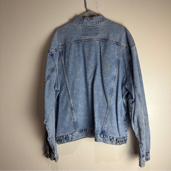 Guess Vintage Denim Jacket American Cut Size XXL - Picture 4 of 11